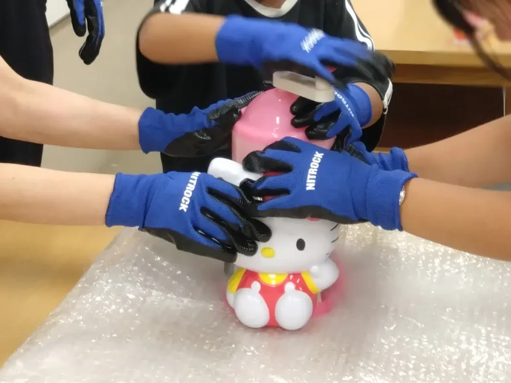 霧箱実験　ドライアイス粉砕